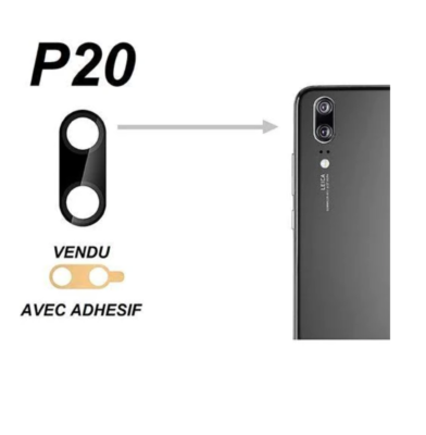 Protection Lentille D'appareil Photo Pour Huawei P20 / P20 Lite / P20 Pro - Adhésif Transparent - Neuf