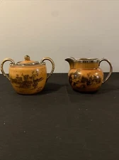 Ridgeways England~Scenes From "Coaching Days & Coaching Ways" Cream & Sugar