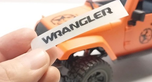RC JEEP VINYL DECAL SET US STAR W/PUNISHER+WRANGLER+4X4 REAL VINYL 16PCS I-SET - Picture 6 of 19