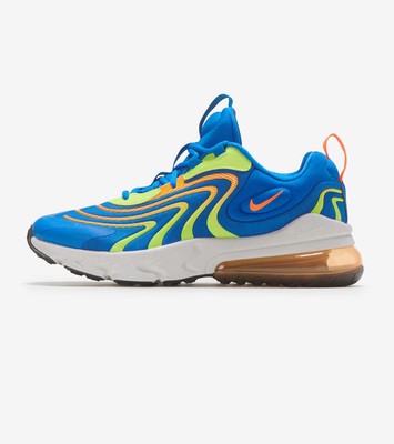 Nike Kid's Air Max 270 React ENG Blue Sz 7y CD6870-401 Running Shoes
