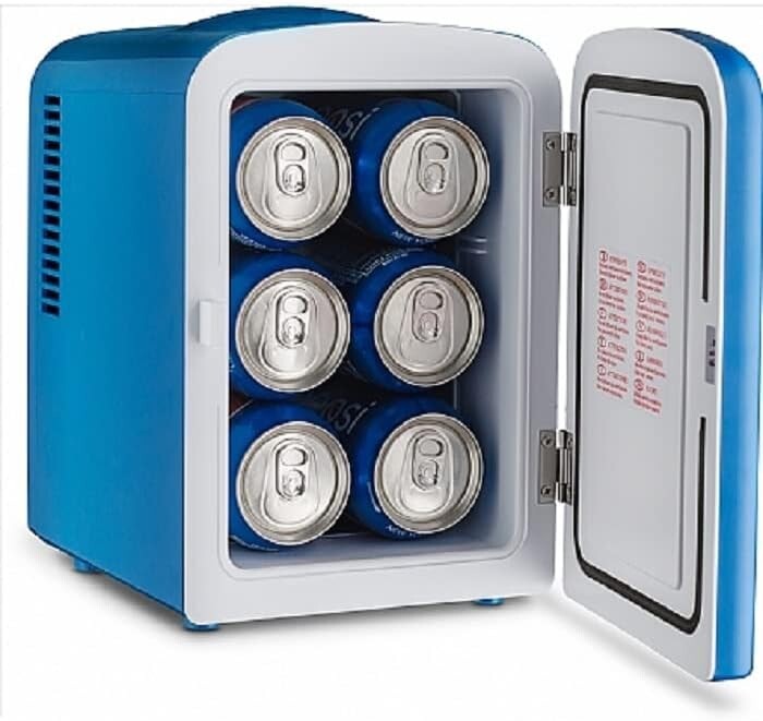 CURTIS Pepsi 6-can Mini Fridge, BLUE 4 liters
