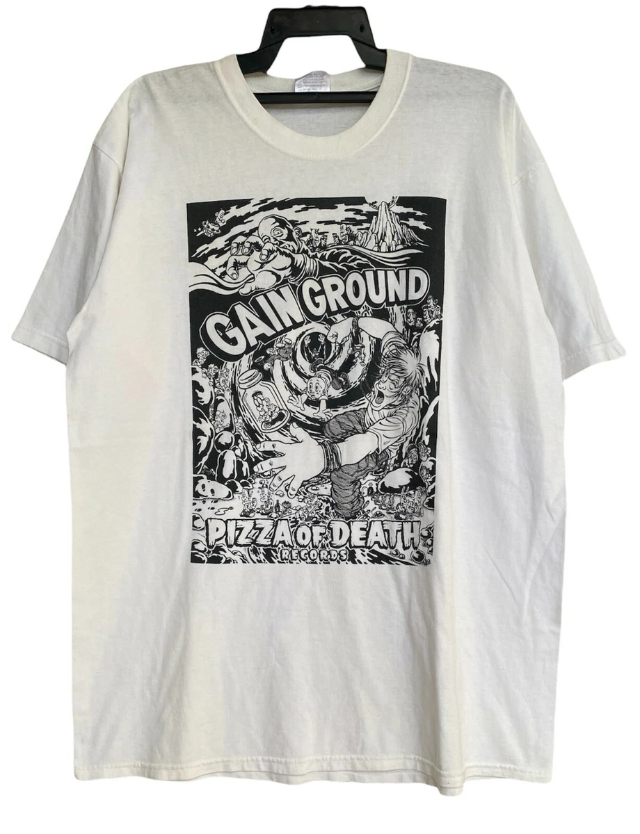 Vtg Pizza of Death Record Gain Ground t shirt