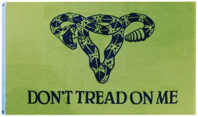 3X5 Gadsden (Women's Rights) Don't Tread On Me 3'x5' Polyester Flag Banner (FI)