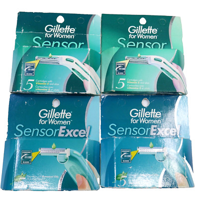 Gillette Sensor / Sensor Excel for Women Razor Blade Cartridges