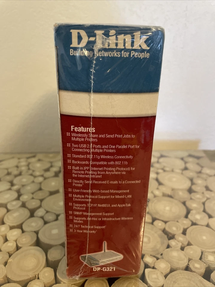 NEW D-Link DP-G321 Multi-Port Print Server Wireless Air Plus G 802.11g 54Mbps - Image 4 of 4