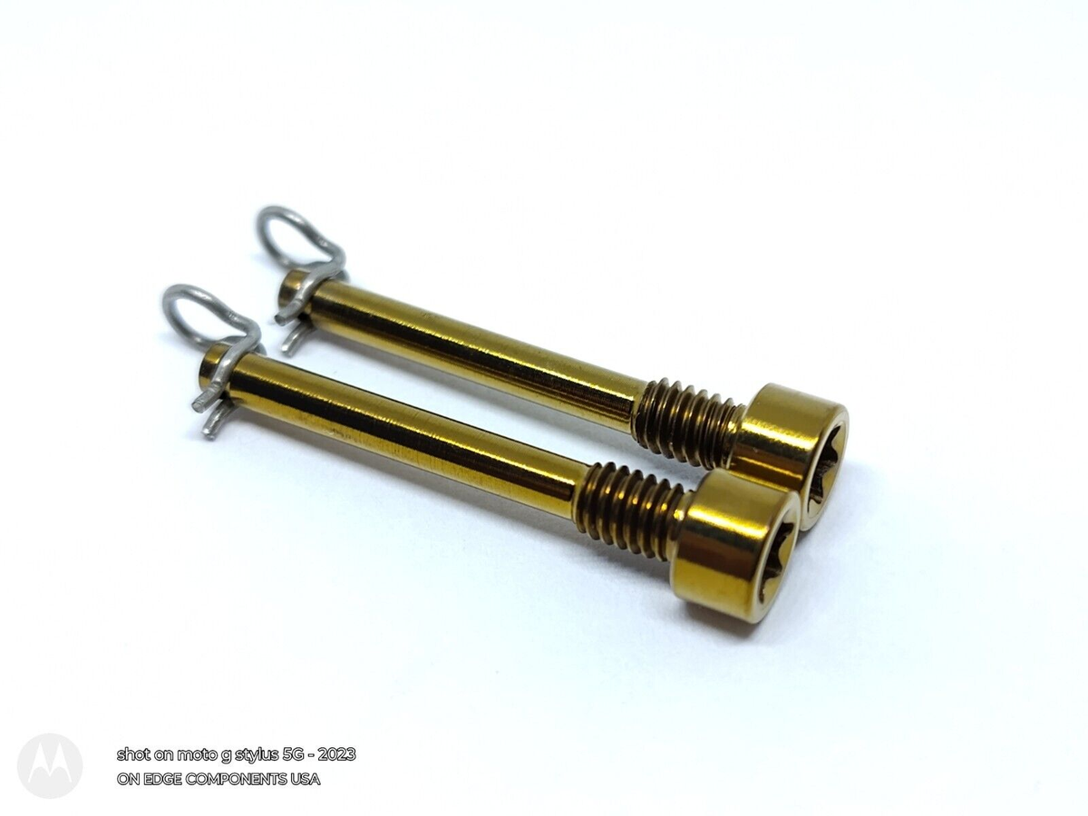 BRONZE KASH Titanium Pad Pin Axle Retainer Clip Magura MT8