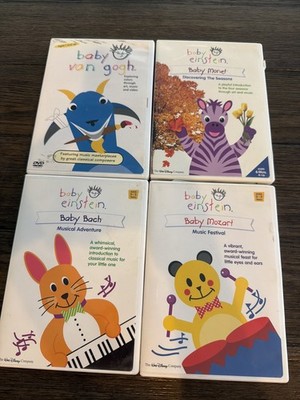 Baby Einstein Music DVD Lot Mozart Bach Van Gogh Monet Baby Videos