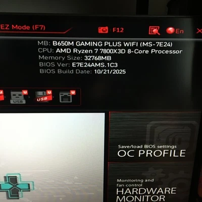 Ryzen 7 7800X3D listing on ebay