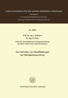 Das Verhalten Von Metallklebungen Bei Schlagbeanspruchung Friedrich Eichhorn