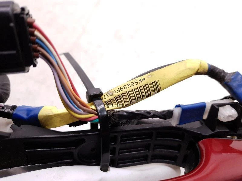 Conjunto de maçaneta externa para driver frontal compatível com 06-15 LEXUS IS250 vermelho 3R1 - Imagem 4 de 4