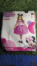 New Disney Jr Kids Minnie Mouse Halloween Costume Toddler 2T Dress Ears Disguise