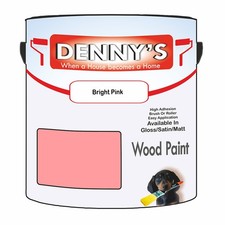 Dennys Wood Fence Paint - Bright Pink