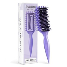 Curly Hair Brush,Curl Defining Brush for Effortlessly Defined Curls  Waves,Vent
