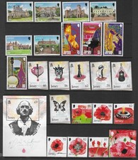 GB - JERSEY 2014 COLLECTION OF MNH SETS AND MIN. SHEETS. MIXED CONDITION.  (F44)