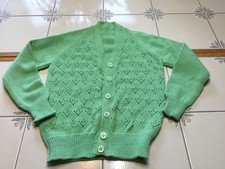 Vintage handmade girls cardigan 10/12