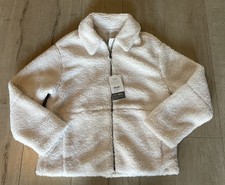 Vuori Jacket Womens XS Marshmallow Sherpa Fleece Lou Full Zip NWT
