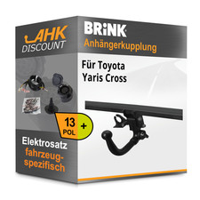 Für Toyota Yaris Cross 20- BRINK Anhängerkupplung abnehmbar + 13polig E-Satz NEU