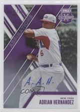 2017 Panini Elite Extra Edition Aspirations Purple /50 Adrian Hernandez Auto 0b2