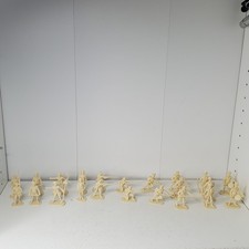 Accurate Colonial Infantry Toy Soldiers Lot 22 Figures 10 Poses Tan Plastic