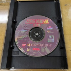 Duke Nukem 3D CIB W/ Manual Dust Jacket - Sega Saturn - CLEAN DISC