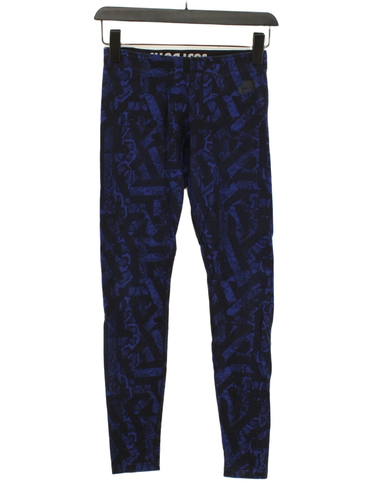 ALTRA Leggings Nike donna S blu grafica 100% altro lunghezza intera