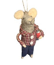 NEW   Felt Mouse Ornament