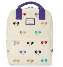 Disney Parks Loungefly Mickey Mouse Ears Headband Mini Backpack New With Tag