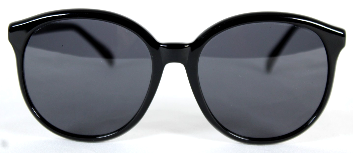 GIVENCHY Shiny Black Frame Oversized Round Sunglasses GV  display picture 2