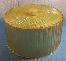Plastic Acrylic Diamond Cut Cake Dome Only No Platter 10" Diameter 5 1/2" Height