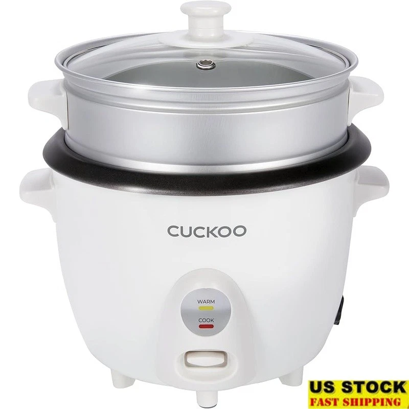 One Touch Rice Cooker Automatic Keep Warm Nonstick Pot Steam Tray Easy Clean New