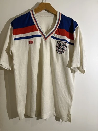 Original Admiral England 1981/82 Home Football Shirt