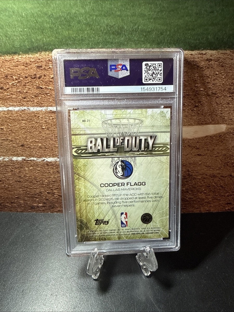 2025-26 Topps Chrome - Ball of Duty Cooper Flagg #BD-21 Teal