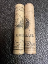 Aquarelle casseroles 1920 mélangeant rare artiste aquarelle pur pigment vert pâle