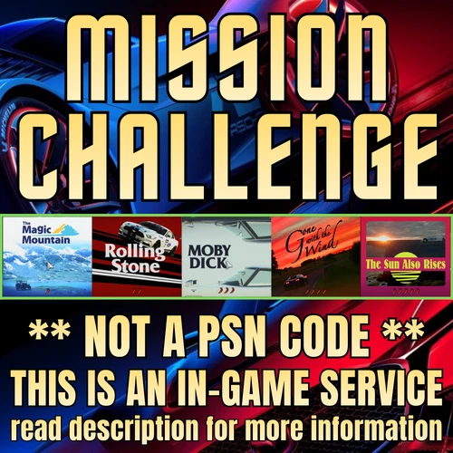 Gran Turismo 7⭐Mission Challenge⭐PS4 and PS5🟢*READ DESCRIPTION🟢
