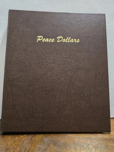 Peace Silver Dollars in Dansco Album (1921 - 1935) Complete Set 24 Coin Total