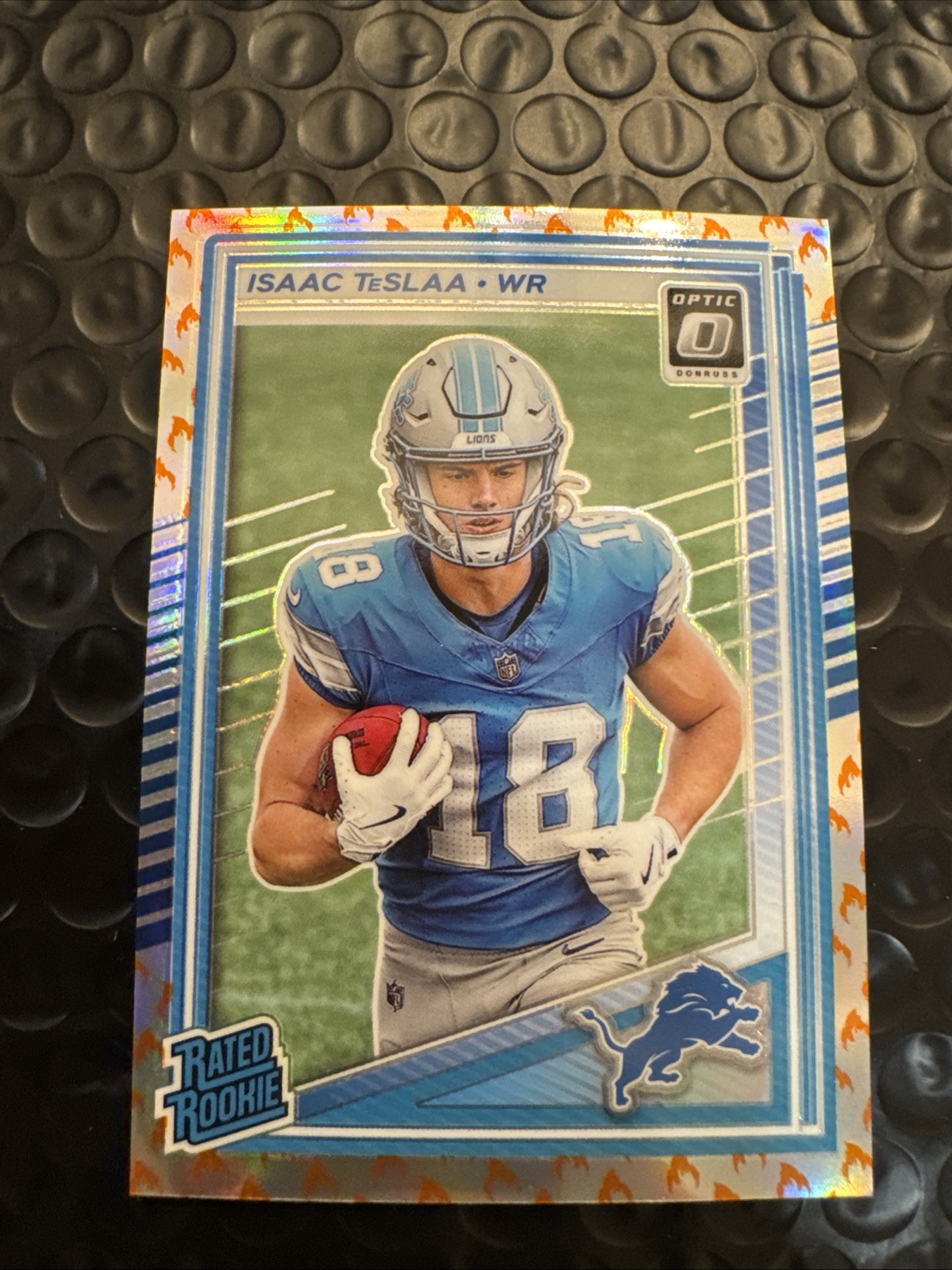2025 Panini Donruss Optic Isaac TeSlaa #219 Rated Rookie (RC)🔥 Fire Emoji SSP