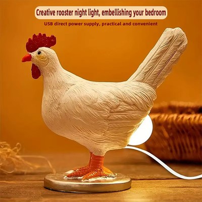 LED Nachtlicht Huhn Ente Lampe Kinderzimmer Deko Lustige Nachtlampe