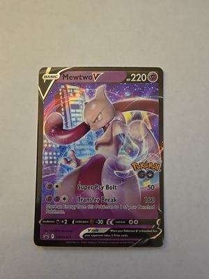 #ad Mewtwo V SWSH223 Black Star Promos GO Stamped Ultra Rare Holo Pokémon 2022 NM LP $10.99