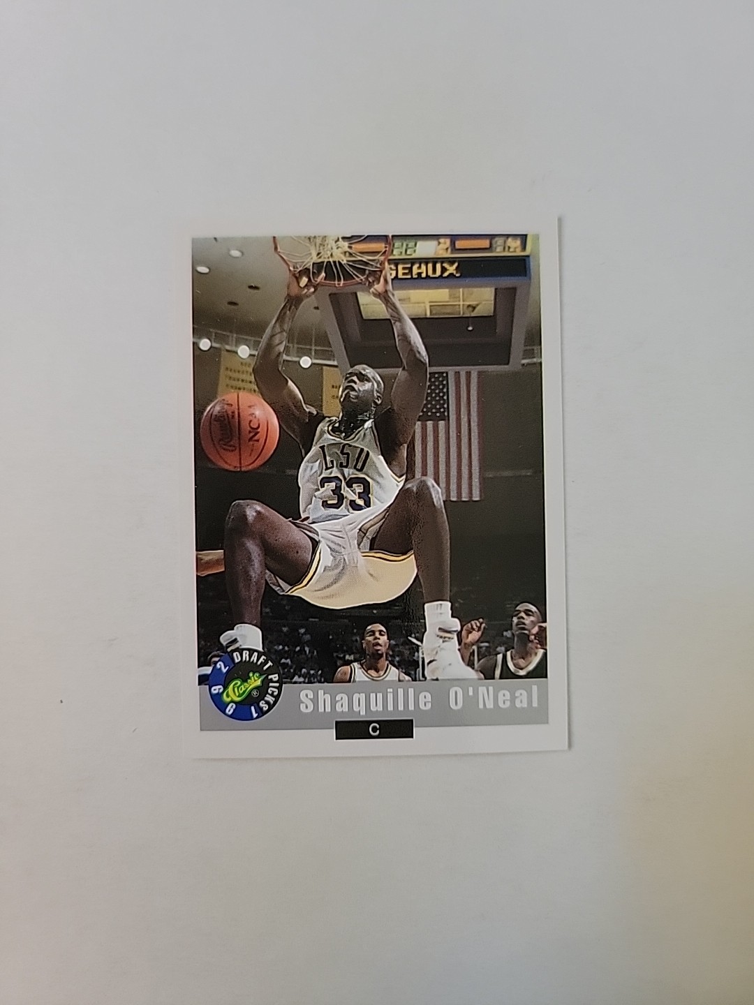 1992-93 Classic Draft Picks Basketball Shaquille O'Neal Rookie Card #1 - SD8014