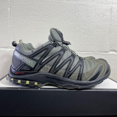 Salomon XA Pro 3D 393333 Gray Trail Running Hiking Shoes Sneakers Men's 8.5 US