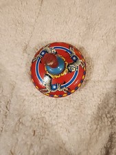 Ohio Art Co. Metal Horse Zebra Spin Spinning Toy