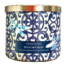 Bath Body Works BLUE SKY HAZE Scented 3-Wick Candle Large 14.5 oz