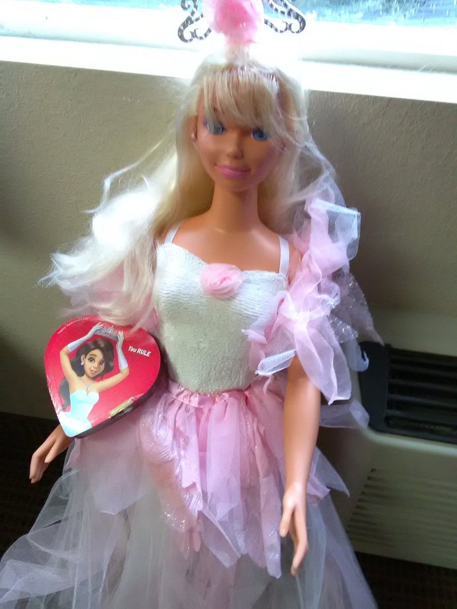 Vintage Mattel 1995 My Size Princess Barbie Wear & Share 3' Doll w