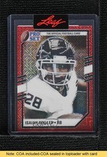 2022 Leaf Pro Set Draft Metal Portraits 1/1 Isaiah Spiller #PSP-IS1 READ y0i