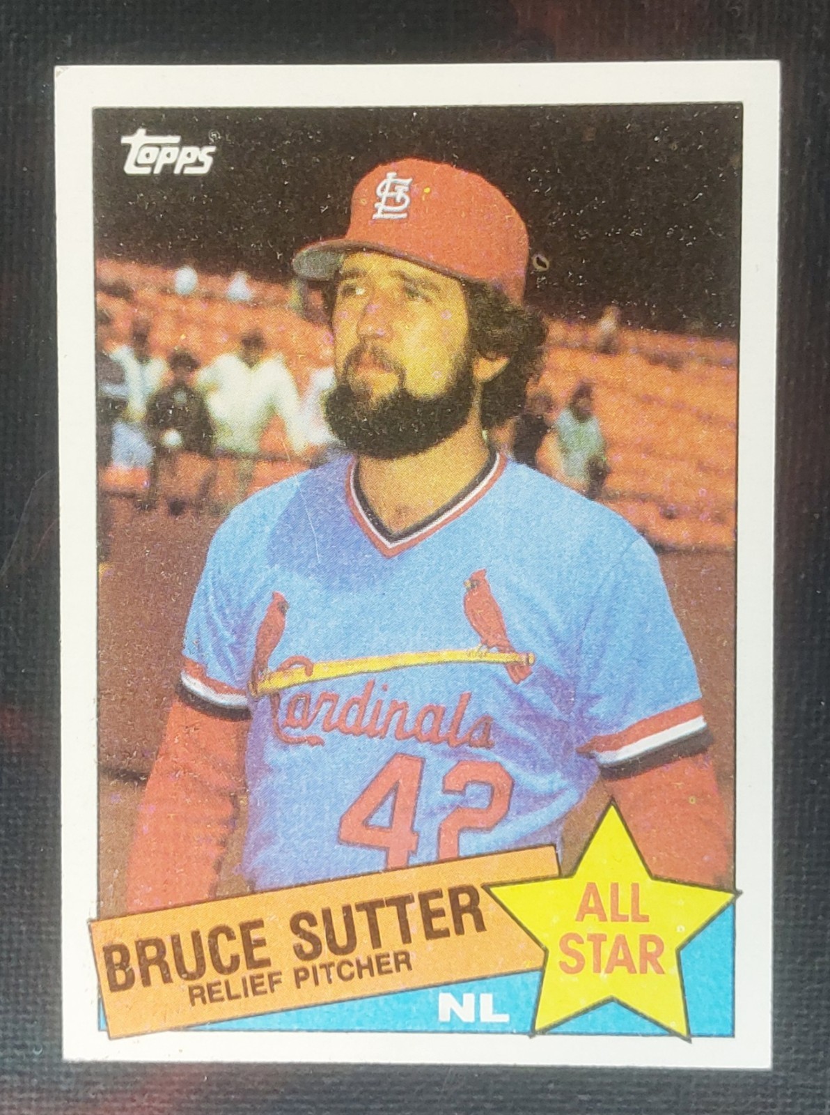 1985 Topps - All-Star Bruce Sutter #722