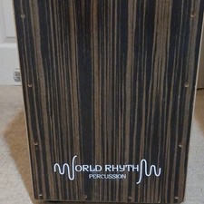 World Rhythm Percussion Wooden Cajon Box Drum, Analogue Percussion Instrument