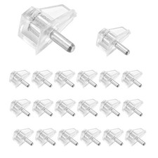 20 Pieces 3 mm Shelf Pins Clear Support Pegs Cabinet Shelf Pegs Clips Shelf6505