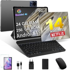 2025 PAD Tablet Android 15 24GB RAM+256GB 8580mAh 14 Zoll 2SIM LTE 5GWIFI USB-C