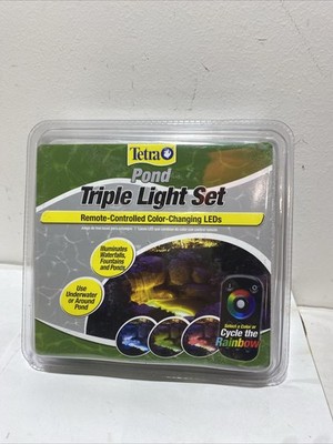 NEW Tetra Triple Light Set Pond Waterfall Fountain Lights Factory SEALED