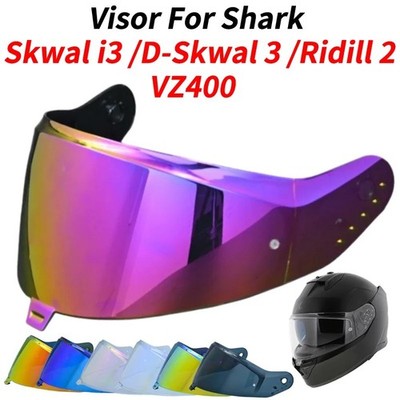 VZ400 Visier für Shark Skwal I3 D-Skwal 3 Ridill 2 Helmvisiere Ersatzglas
